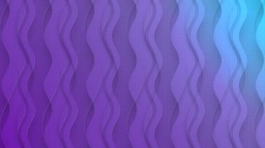 Sonsuz dalgalı çizgileri olan bir arka plan. 3d canlandırma döngüsü HD