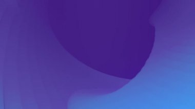 Mavi dalgalı çizgilerden oluşan renkli bir tünel. 3d canlandırma döngüsü HD