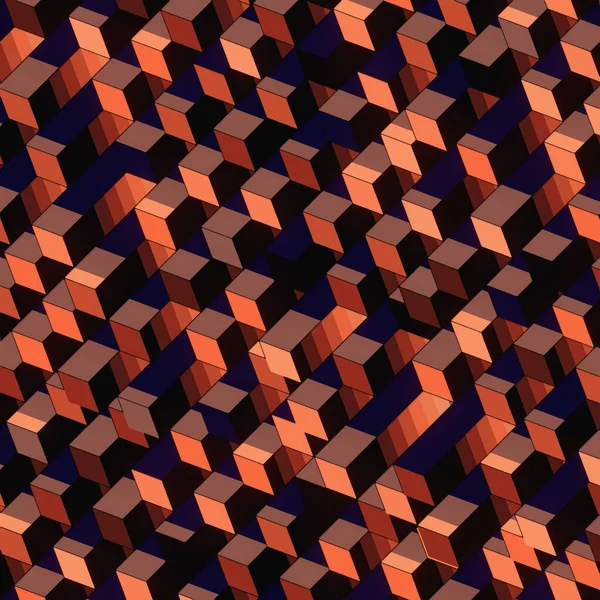 Modern Pattern Multi Colored Rectangles Rendering Digital Illustration Simple Flat – stockfoto