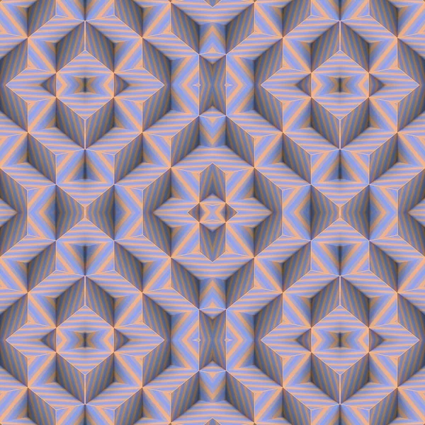 Kaleidoscopic Pattern Rectangles Covered Multi Colored Striped Texture Abstract Template — Stock fotografie