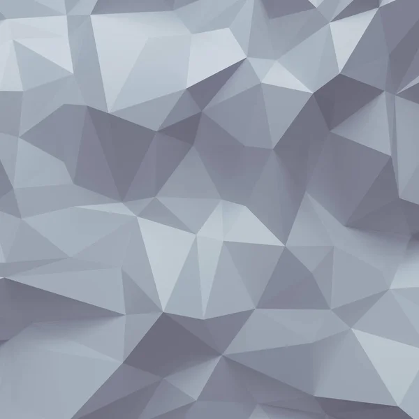 Abstract Rendering Digital Illustration White Polygonal Geometric Surface Nice Concept — Fotografia de Stock