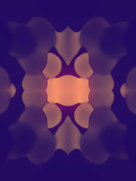 Μαγικό Λαμπερό Υγρό Σταγόνες Kaleidoscopic Μοτίβο Μοιάζει Μια Λάμπα Λάβας — Φωτογραφία Αρχείου