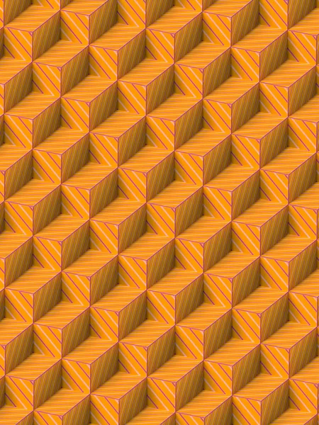 Skupina Oranžových Obdélníků Pruhovanou Texturou Moderním Stylu Moderní Jednoduché Pozadí — Stock fotografie