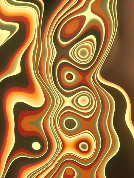 Trendy wavy vertical art background. Abstract modern smooth waves. Wave pattern. 3d rendering digital illustration