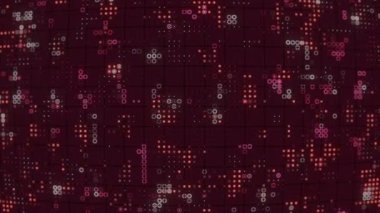 Yarım tonlu nokta desenli modaya uygun bir arka plan. 3d canlandırma döngüsü HD