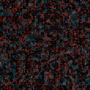 Grafik tasarımı için soyut yarım ton nokta deseni. Zarif mozaik dekorasyonu. Basit geometrik doku arkaplanı. 3d dijital resimleme