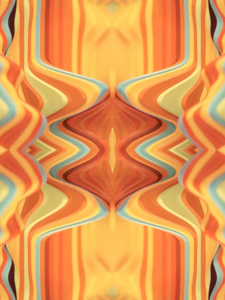 Fantastic Composition Colorful Wavy Stripes Modern Concept Background Abstract Design — ストック写真