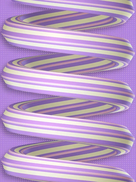Спираль Неоновыми Полосами Глубиной Эффекта Поля Визуализация Творческого Шаблона Современный — стоковое фото