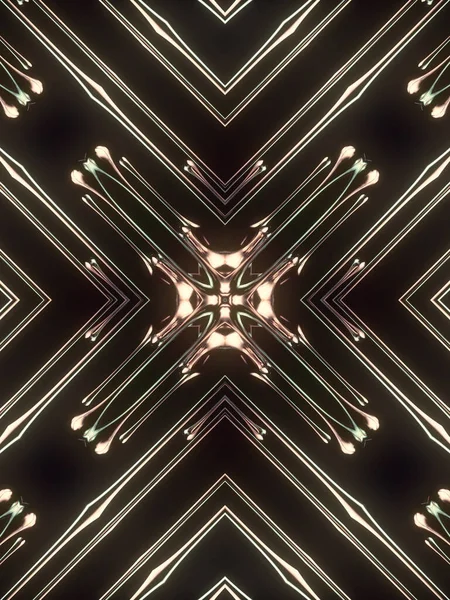 Vibrating Brilliant Kaleidoscopic Pattern Drops Liquid Metal Luxury Concept Dark — Stock Photo, Image