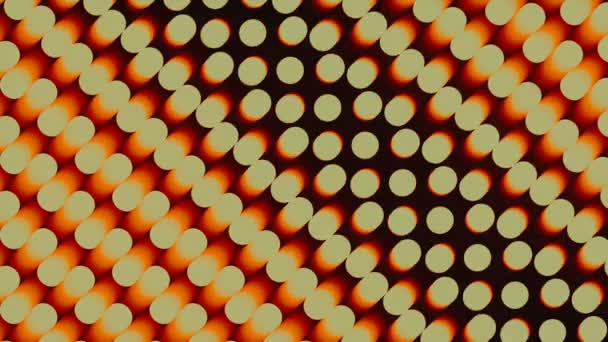 Texture Wave Moving Cylinders Trendy Gradient Minimal Art Geometric Background — Vídeo de Stock