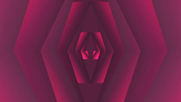 Magic Symmetrical Geometric Background Trendy Gradient Abstract Minimal Cover Template — ストック動画