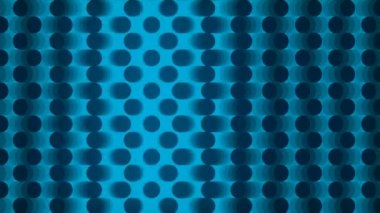 Moda eğilimli dijital arka plan dikişsiz dalga animasyon silindirik şekilleri. Soyut geometrik desen. Çağdaş sanat. Tasarım elemanı. 3D görüntüleme. HD çözünürlüğü