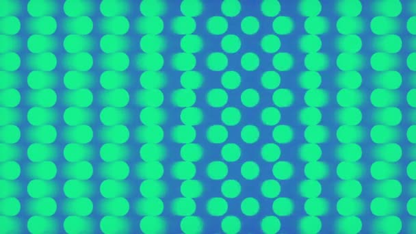 Wave Moving Texture Made Neon Colored Cylinders Trendy Pattern Decoration — Wideo stockowe