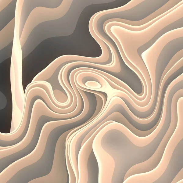 Abstract Modern Smooth Waves Trendy Presentation Template Wave Pattern Art — ストック写真