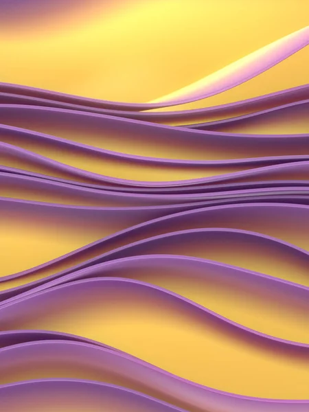 Magic Wave Flow Stripes Trendy Gradient Rendering Colorful Digital Illustration — ストック写真