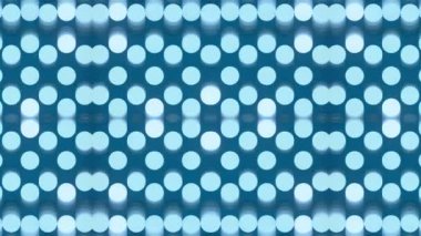 Digital seamless loop wave-animated background of tilted cylinders with a trendy gradient. Abstract geometric pattern for decoration design. Modern minimal style. 3d rendering. HD resolution