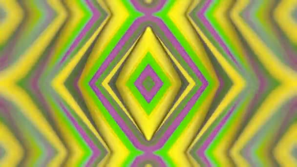 Abstract Wavy Kaleidoscopic Background Trendy Multi Colored Gradient Modern Minimal — 图库视频影像