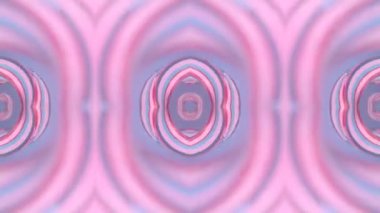 Hareket eden yanardöner çizgilerle bükülmüş şekillerin dijitalsiz döngü animasyon deseni. Geometrik arkaplan. Gelecekçi teknoloji tarzı. 3D görüntüleme. HD çözünürlüğü