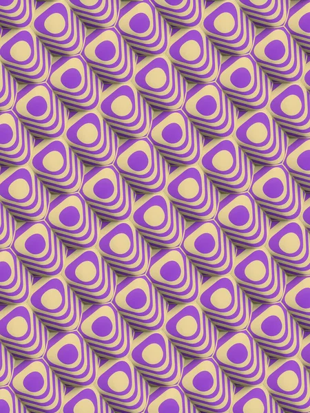 Fond Géométrique Nombreux Rectangles Arrondis Recouverts Texture Rayée Multicolore Dans — Photo