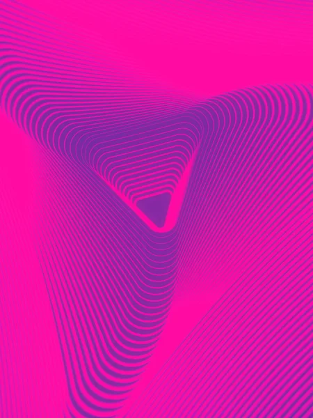 Trendy Neon Gekleurde Line Art Achtergrond Weergave Patroon Abstracte Stijl — Stockfoto