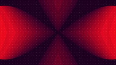Pürüzsüz kıvrımlı şekilleri olan renkli, zarif bir arka plan. Modern tarzda üç boyutlu biçimlendirme. Dijital dikişsiz döngü animasyonu. HD çözünürlüğü