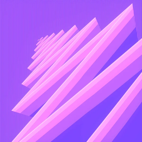 Modèle Zigzag Couleur Rose Géométrique Avec Texture Rayée Décoration Élément — Photo