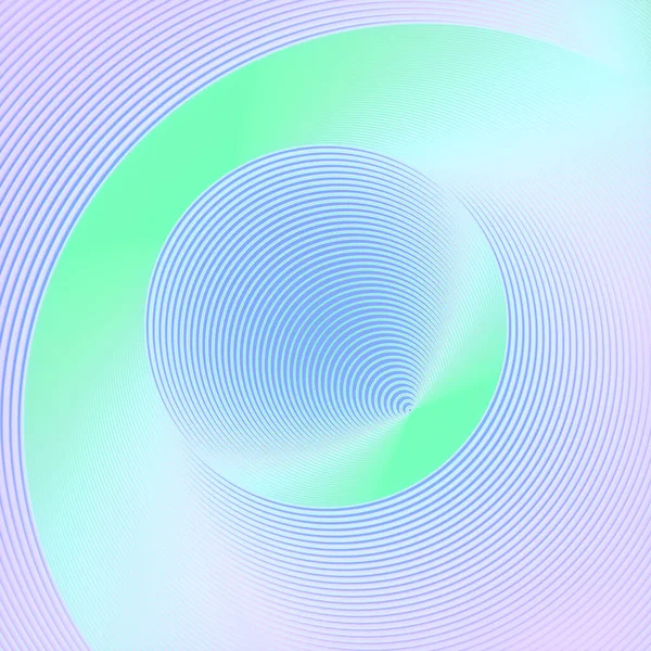Trendikäs Neon Värillinen Line Art Tausta Muodoltaan Ympyrän Renderöinti Malli — kuvapankkivalokuva