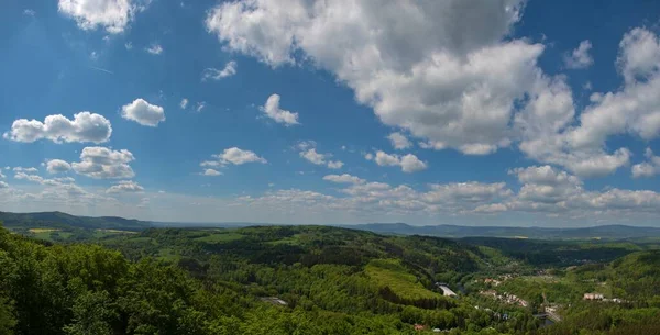  bulutlar ile panorama Mountain