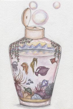 Deniz kokulu şampuan.