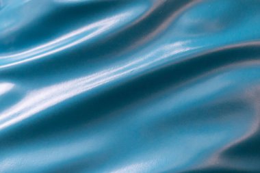 Bir kafede mavi desenli deri döşeme. Arkaplan resmi. ve metin girin