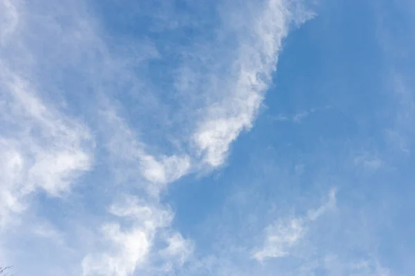 Cielo Immagine Sfondo Belle Luminose Forme Nuvolose Bianche Disegno Sfondo — Foto Stock