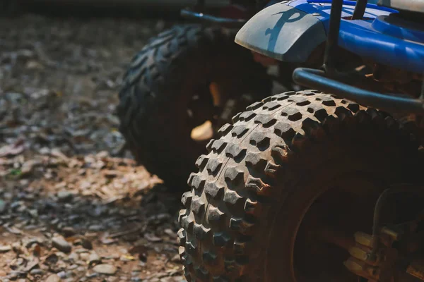 Atv Tires Wheels Suspension Ready — Stock Photo, Image