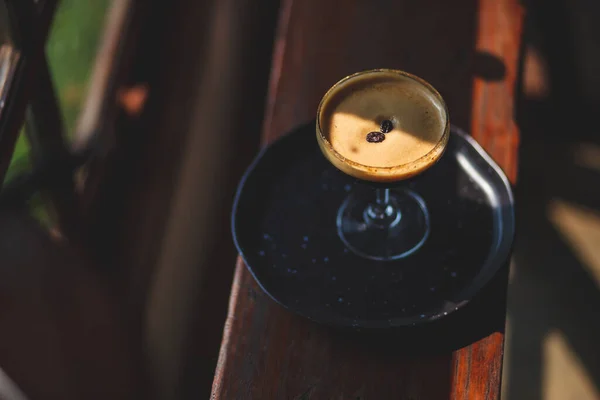 Кофе Напитки Красиво Подготовлены Готовы Подаче — стоковое фото