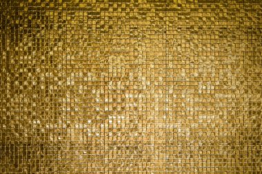 Altın banyo duvarı dokusu, ışığı yansıtan güzel desenler, tuhaf banyo tasarımı..