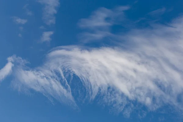 Morbida Texture Nuvole Bianche Bellissimo Sfondo Cielo Pomeridiano Immagine Disegno — Foto Stock