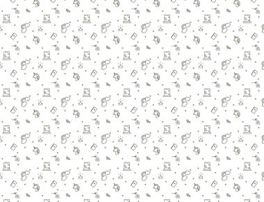 Bir vektördeki minimalist desen