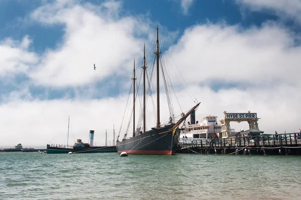 San Francisco California July 2017 Historic Ships Hyde Street Pier — Stock Photo, Image