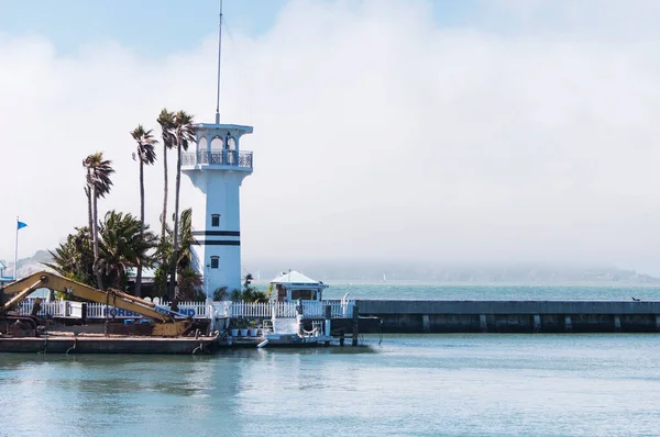 Das Wahrzeichen Der Insel Forbes Der Leuchtturm Der Nähe Von — Stockfoto