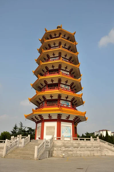 Qiabo Buddhist Temple Pagoda Located Qiabo Town Shanghai China — 스톡 사진