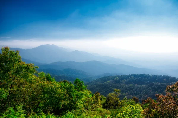 Landscape Doi Inthanon National Park Chiang Mai Thailand Queen Kings — Stock Photo, Image