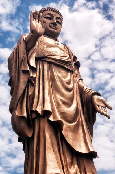 Gran Estatua Buda Pie Del Área Escénica Del Gran Buda — Foto de Stock