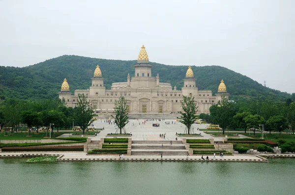 Sangharam Buddhist Building Lingshan Scenic Area Wuxi China Located Jiangsu — Stock Photo, Image