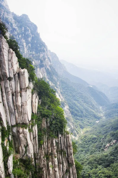 Las Formaciones Geológicas Monte Song Provincia Henan China — Foto de Stock