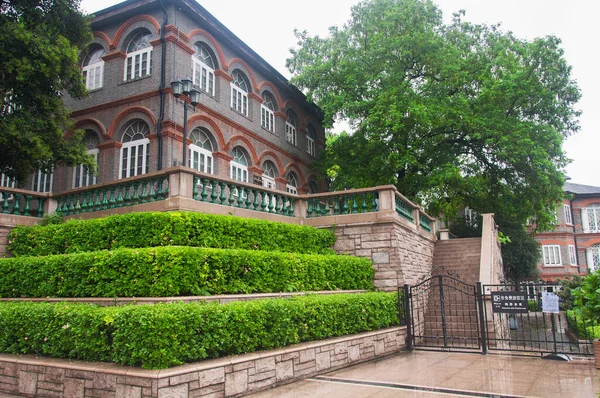 Het Gebouw Buitenkant Voor Zhenjiang Museum Provincie Jiangsu Porselein Een — Stockfoto