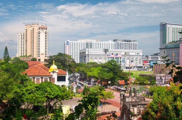 Μελάκα Μαλυασία Αυγούστου 2017 Θέα Την Ιστορική Πόλη Της Melaka — Φωτογραφία Αρχείου