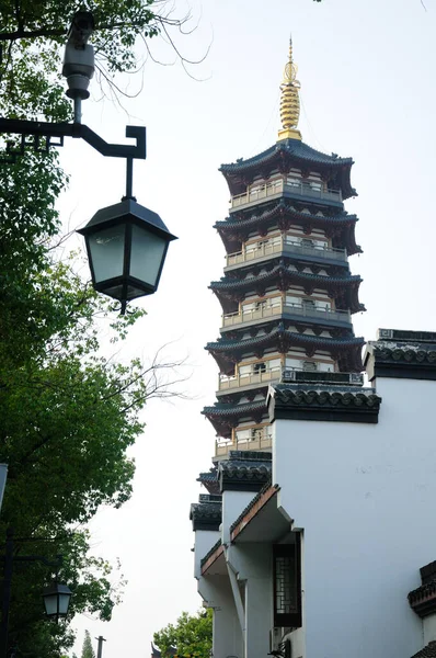 Пагода Юнань Городе Антин Районе Цзядин Шанхая Китай — стоковое фото