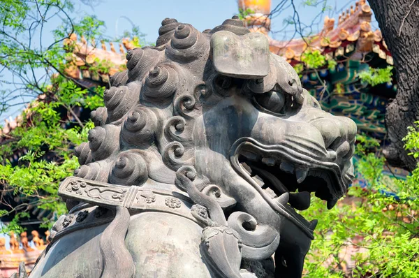Una Estatua Criatura Mítica China Llamada Hou Denglong Templo Yonghegong — Foto de Stock
