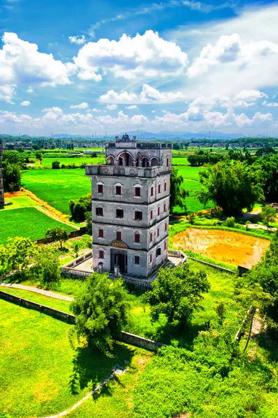 Gli Edifici Storici Kaiping Diaolou Nel Villaggio Zili Cina Kaiping — Foto Stock