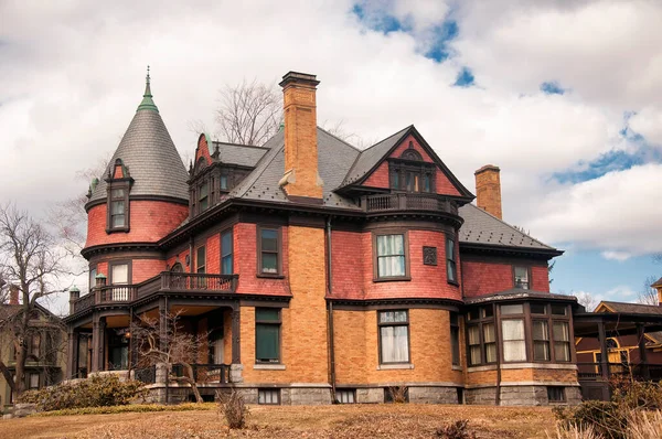 The former fyler hotchkiss estate now torrington connecticut historical society museum located in litchfield county.
