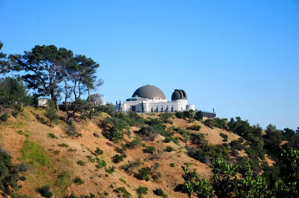 Griffitth Observatory Los Angeles California Hillside Sunny Afternoon — Stok fotoğraf